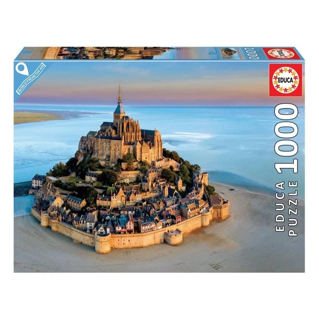 Puzzle 1000 pces Educa Mont Saint-Michel 68x48cm 14 ans 19262