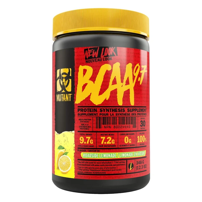 Mutant BCAA 97 - BCAA Pulver mit mikronisierten Aminosuren und Elektrolyten - 