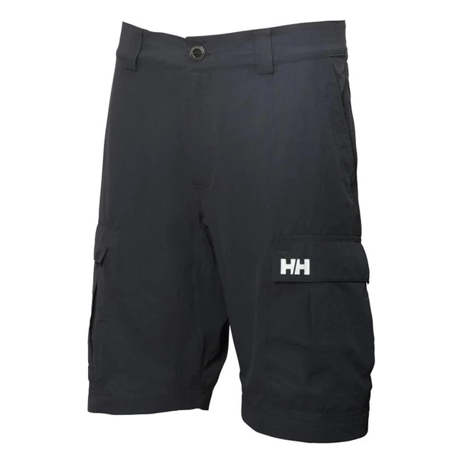 Helly Hansen Men's Shorts HH QD Cargo II - Quick Dry & Navy - Size 38