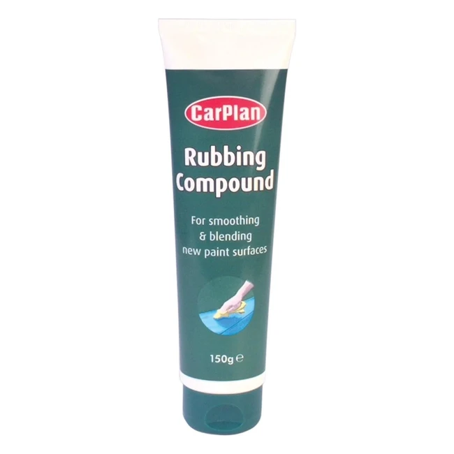 CarPlan Rubbing Compound 150g - Removes Scratches  Oxidation - Smooth Finish