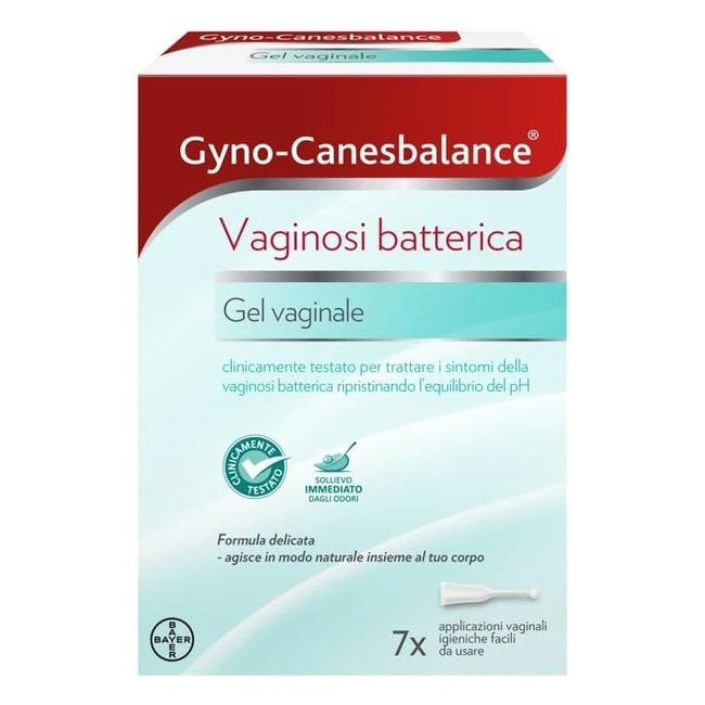 Gynocanesbalance Gel Vaginale 7 Flaconcini - Trattamento Vaginosi Batterica