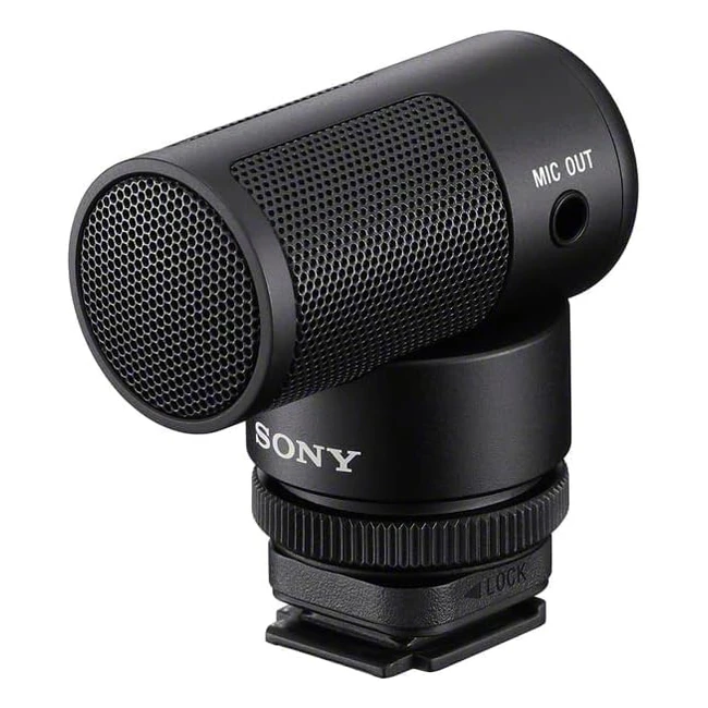 Sony ECMG1 Shotgun Mikrofon kabellos und batterielos Schwarz