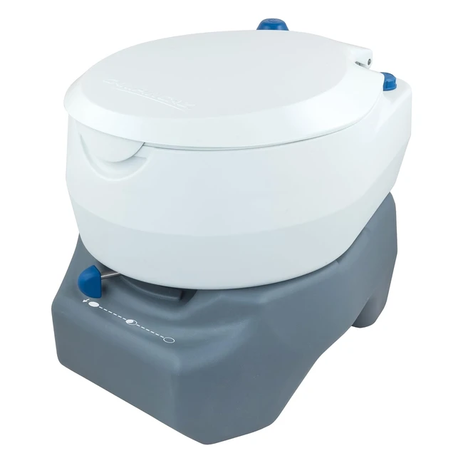 Inodoro portátil Campingaz EasyGo Blanco 20L - Asiento antimicrobiano y capacidad de 130kg