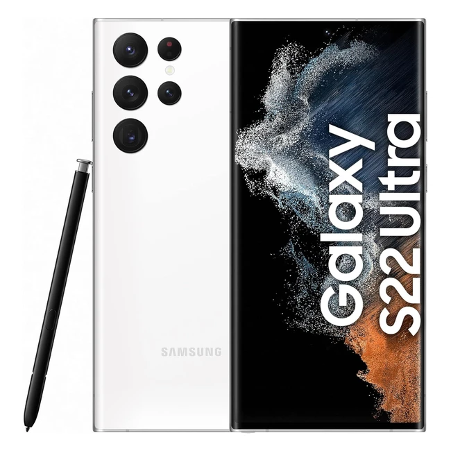 Samsung Galaxy S22 Ultra Smartphone 256GB 12GB RAM Phantom White