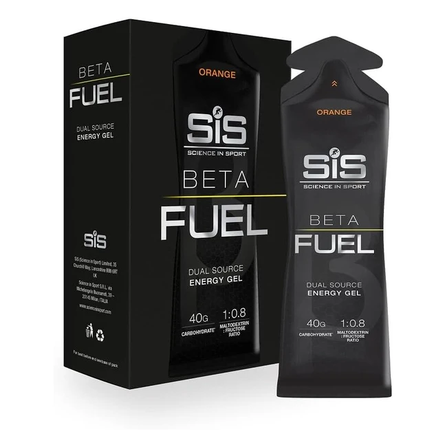 SIS Beta Fuel Gel 6 Pack - Energia Isotonica 80g Carboidrati - Resistenza 60ml A
