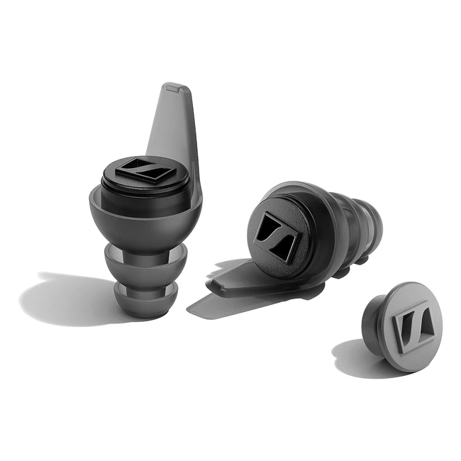 Sennheiser Soundprotex Gehörschutz Ohrhörer Wiederverwendbarer Gehörschutz mit zwei austauschbaren aktiven Filtern Hochwertiger Klang bei sicherem Pegel Schwarz