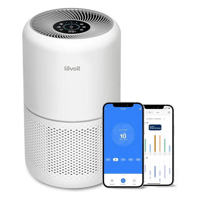 Levoit Luftreiniger Allergiker H13 HEPA-Filter gegen 9997 Schimmel Staub Polle