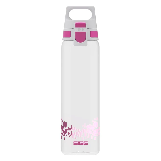 SIGG Total Clear One Tritan Trinkflasche für kohlensäurehaltige Getränke spülmaschinenfest auslaufsicher federleicht kratzfest BPA-frei 0,75 l 1,5 l