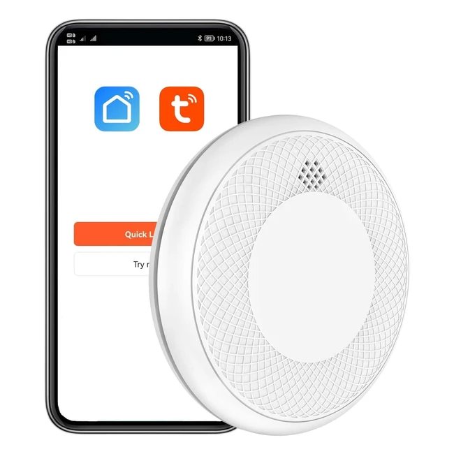 Detector de humo inteligente WiFi - Seguridad en casa - App control - Autocompro