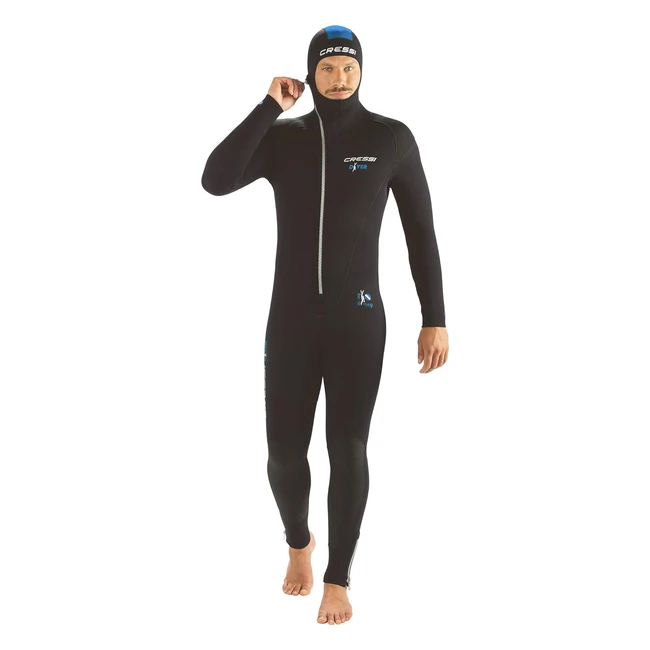 Muta Subacquea Cressi Diver Allinone Uomo 7mm NeroBlu