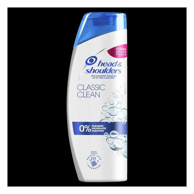 Head  Shoulders Classic Clean Anti-Dandruff Shampoo 3x400ml - Up to 100 Flake 