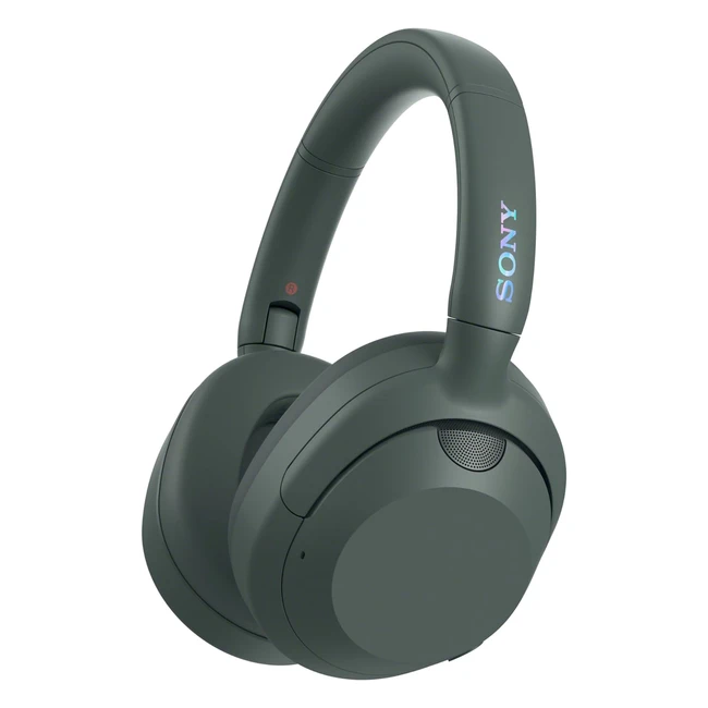 Sony Ult Wear Wireless Bluetooth Kopfhörer mit Ult Power Sound - Ultimativer tiefer Bass, Geräuschunterdrückung, klare Sprachqualität - bis zu 30 Stunden Akkulaufzeit - NC auf iOS Android - Forest Grey