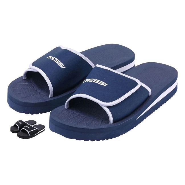 Ciabatte Cressi Panarea per Spiaggia e Piscina Unisex - Blu - Taglia 36