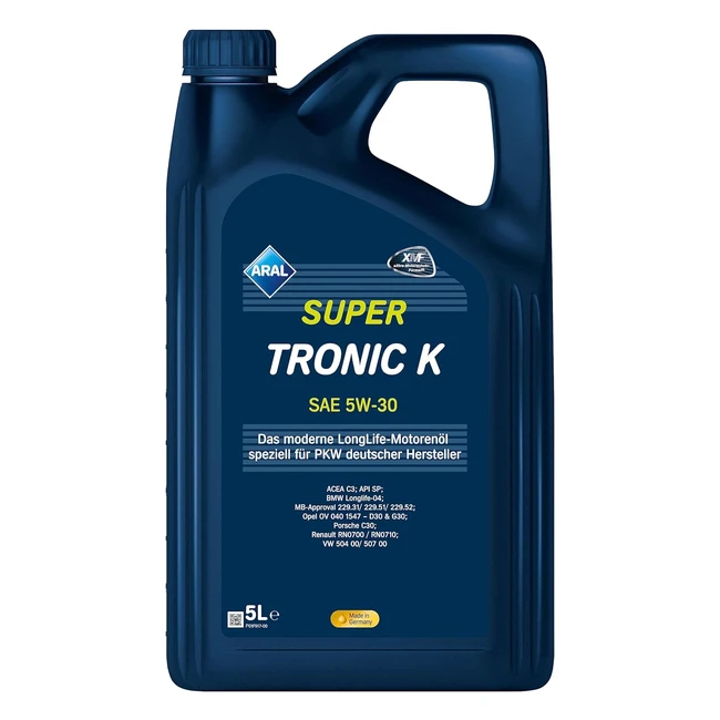 Aral Supertronic K 5W30 Motorl 5L - Hochleistungsmotorenl