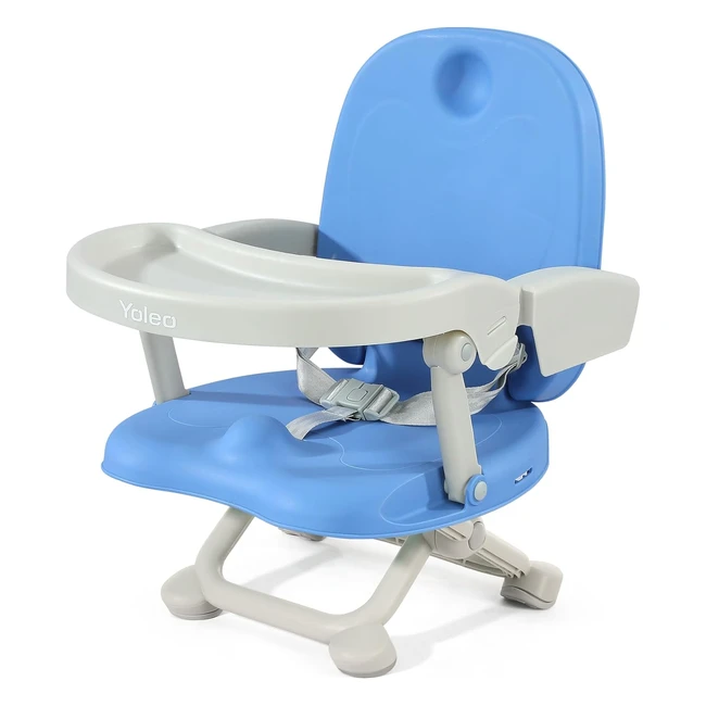 Seggiolone Pappa Portatile Yoleo 636 Mesi Regolabile Blu