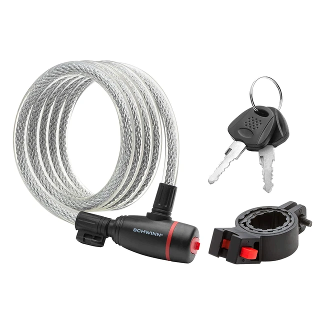 Lucchetto Antifurto per Bici Schwinn Livello 3 - Cavo 18m12mm