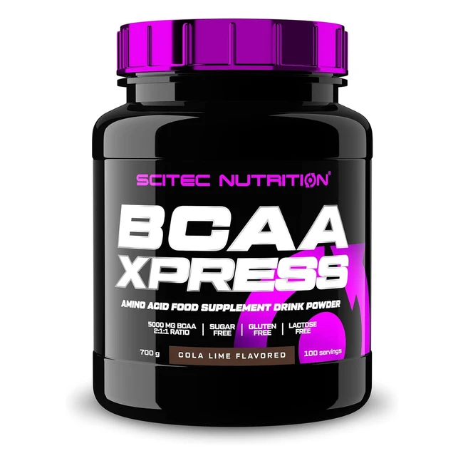 Scitec Nutrition BCAA Xpress 5g di BCAA Puri Senza Zucchero 700g