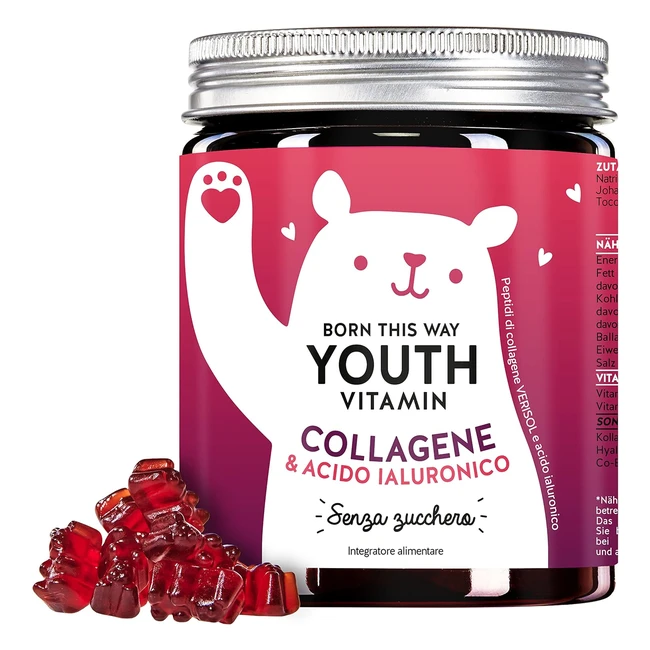 Orsetti Beauty Collagene Hyaluron Verisol Vitamine 90 Pastiglie Gommosa