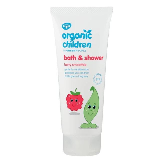 Green People Organic Children Berry Smoothie Shower Gel 200ml - Natural Organic 