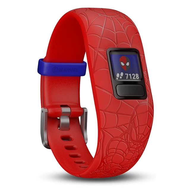 Bracelet d'activité pour enfants Garmin Vívofit Jr 2 - Marvel Spiderman - Rouge