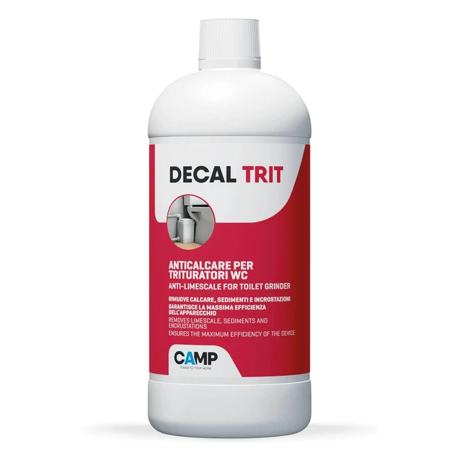 Decalcificante professionale per wc e scarichi 1L - Camp Decal Trit - Previene i