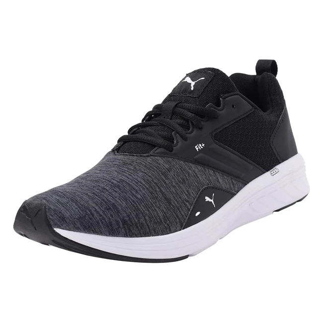 Puma Unisex NRGY Comet Straßenlaufschuhe Schwarz/Weiß Größe 42 - Top Qualität!