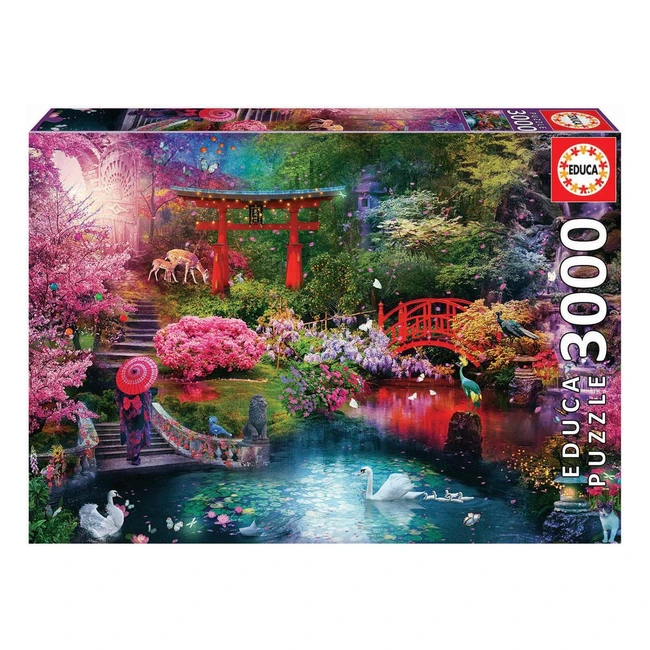 Puzzle 3000 piezas adultos Jardín Japonés 120 x 85 cm - Educa 19282
