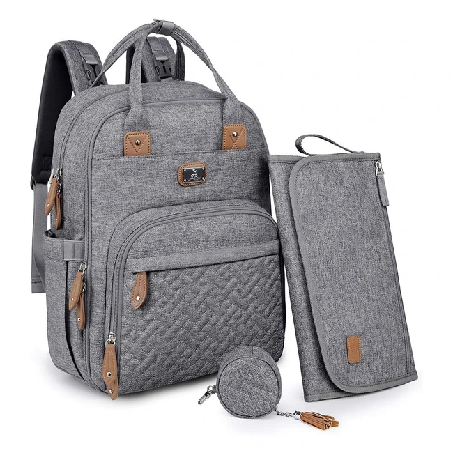 Dikaslon Changing Bag Backpack Large Nappy Back Pack Multifunction Baby Bags - G