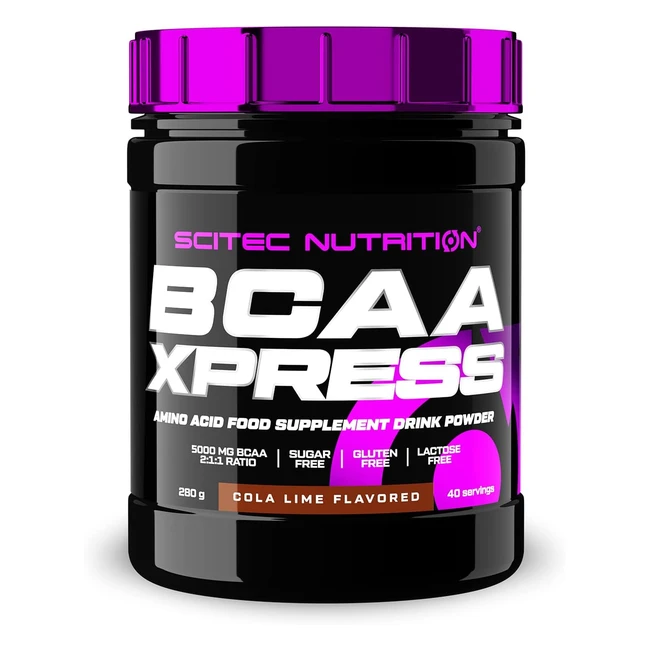 Scitec Nutrition BCAA Xpress 5g de BCAA purs Recupration et Croissance Muscula