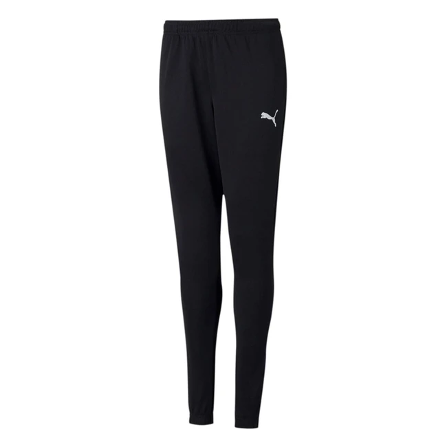 PUMA Kinder Teamrise Poly Training Pants J Jogginghose Schwarz Weiß 152