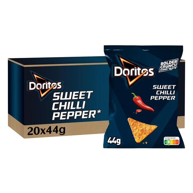 Doritos Sweet Chili Lot de 20 - Tortillas de Maïs Épicées