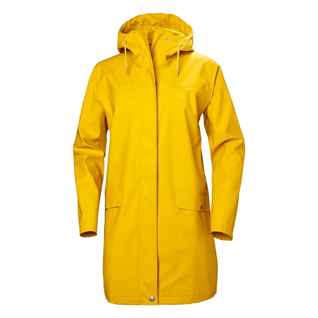 Giacca Invernale Donna Helly Hansen Moss Rain Coat M Giallo - Ref. 1