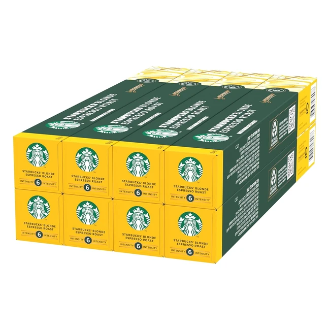 Caf Starbucks Blonde Espresso Roast by Nespresso - Capsules 80 units