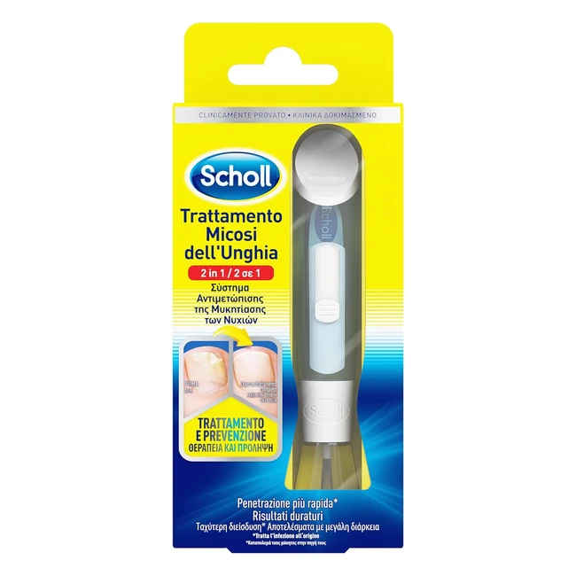 Scholl Trattamento Micosi dell'Unghia - Elimina Micosi e Previeni Recidive - Risultati in 4 Settimane