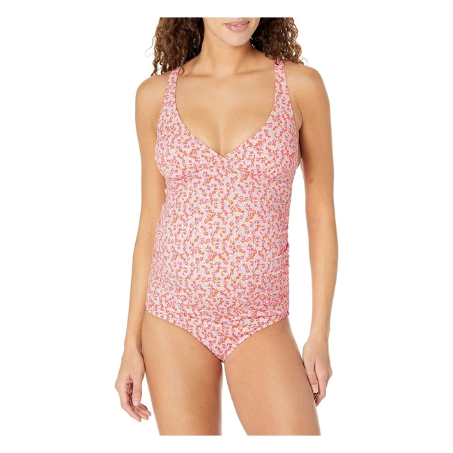 Amazon Essentials Damen Umstandsbadeanzug V-Ausschnitt Mikrofloral 44