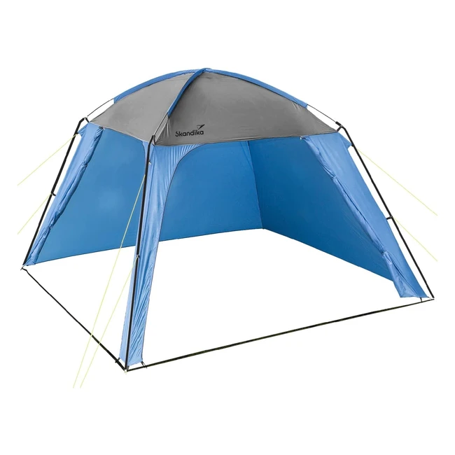 Skandika Pavillon Gartenzelt 300x300cm mit 4 Wänden und Tragetasche