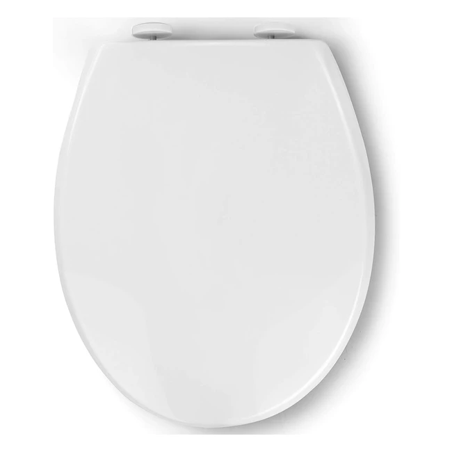Pipishell Soft Close Toilet Seat - Quick Release Easy Clean Adjustable Hinges 