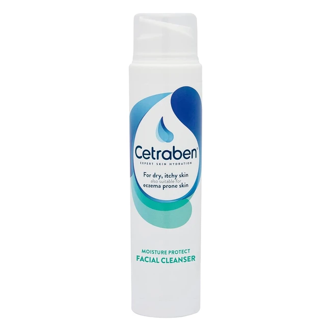 Cetraben Moisture Protect Facial Cleanser 200ml - Hydrating Soothing Gentle