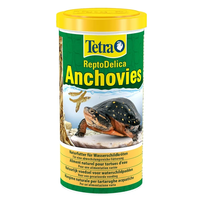 Tetra Reptodelica Anchovies Schildkrötenfutter 100% Naturfutter 1L Dose