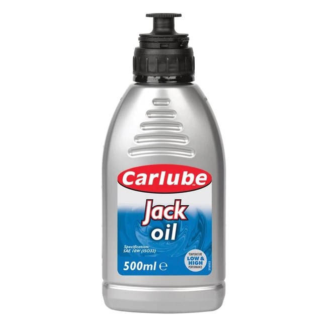 Carlube Jack Oil SAE 10W ISO32 500ml - Smooth Operation & Anti-Wear Performance