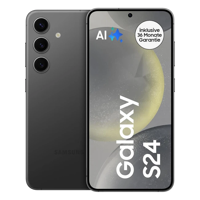 Samsung Galaxy S24 AI Smartphone Androidhandy ohne Vertrag 8GB RAM 128GB Speicher 50MP Kamera Onyx Black