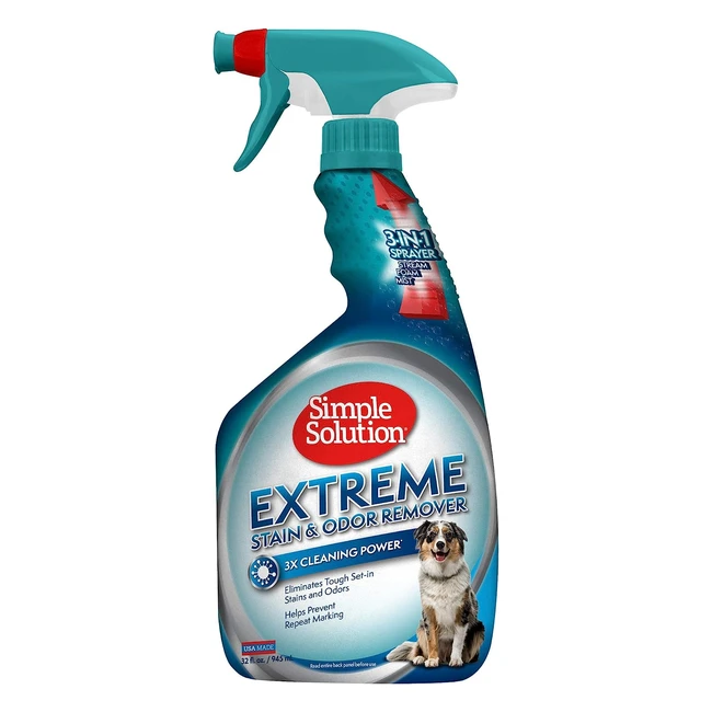 Einfache Lösung Extreme Flecken- und Geruchsentferner 945 ml - Profi Formel für Katzenurin & Kot
