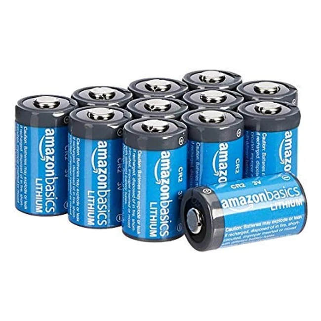 Amazon Basics CR2 Lithium Batterien 3V 12er Pack - 800mAh Kapazitt