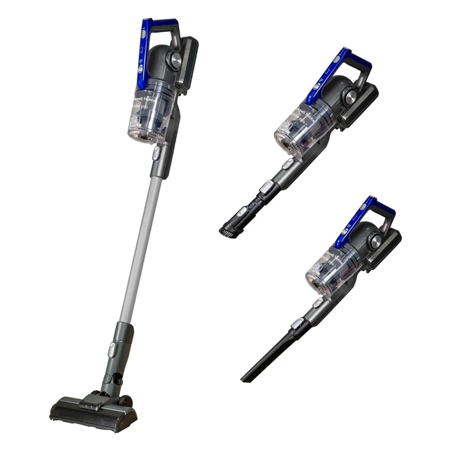 Russell Hobbs Cordless Stick Vacuum Cleaner 350W RHHS4101 - 3 Hour Quick Charge 50 Min Run Time 22KPA Brushless Motor