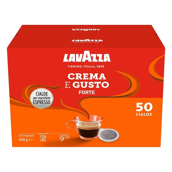 Lavazza Cialde Crema e Gusto Forte - 4 Pack da 50 Cialde - Espresso Intenso - Arabica e Robusta - Intensità 910