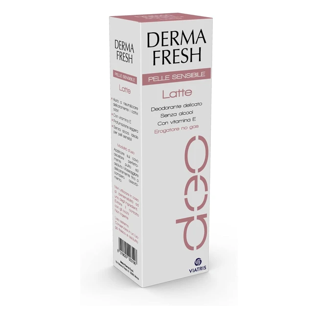 Deodorante Delicato Dermafresh Pelle Sensibile con Vitamina E 100ml