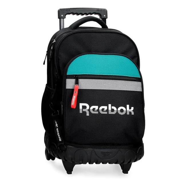 Sac dos Reebok Andover Compact 2 roues noir 32x43x21 cms polyester 289L