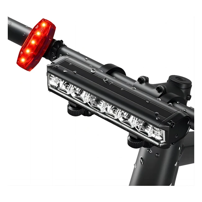 Luz Bicicleta USB Recargable Posugear Eos620 - Potente LED, Aluminio Ultraligero - Accesorios Ciclismo