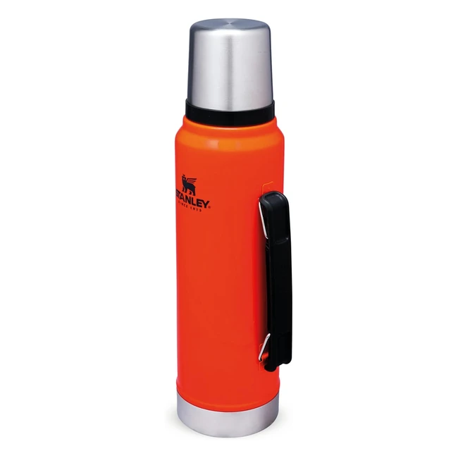 Stanley Classic Legendary Thermos Flask 1L - Keeps Hot or Cold for 24 Hours - BPA-Free - Stainless Steel - Leakproof - Dishwasher Safe