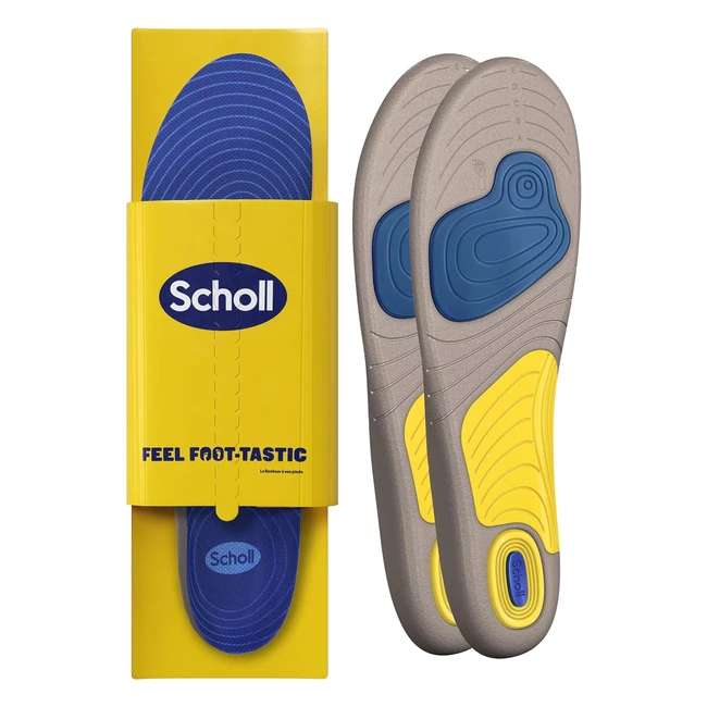 Scholl Solette Gel Activ Uomo Taglia 40465 Taglia L - Confezione 2 Paia - Comfor